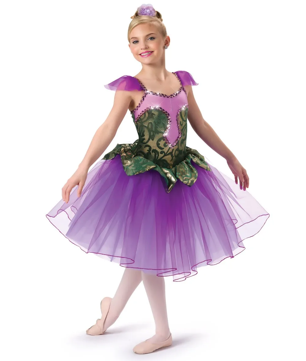 2017 Nouveau Violet Ballerines Enfant Tutu Costumes De Danse,Tutu Jupe