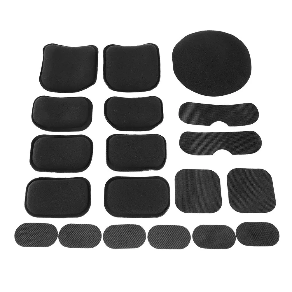 Buy Tactical Helmet Pads 19pcs/set Soft and Durable EVA Motorcycle