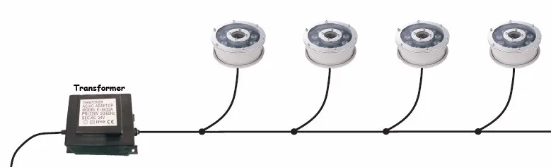 fountain led underwater lights