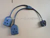 Power Cord UK Plug to 2 x C13 IEC or UK extension socket Dual Kettle Lead Splitter Cable 2m