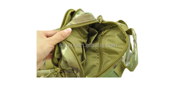 hign density cordura tactical molle pouches multifunction utility shouder bags for outdoor sport activities military camo style