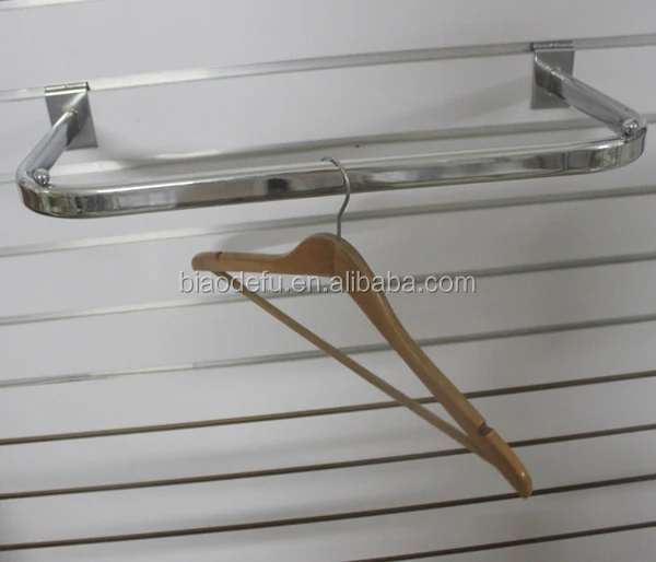 U Shaped Clothes Hanging Rod Display Shelf For Slatwall Buy