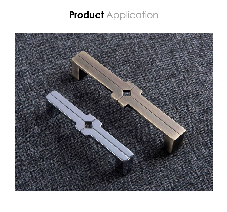 New Design Plastic Drawer Double Sided Flush Square Door Pull Handle