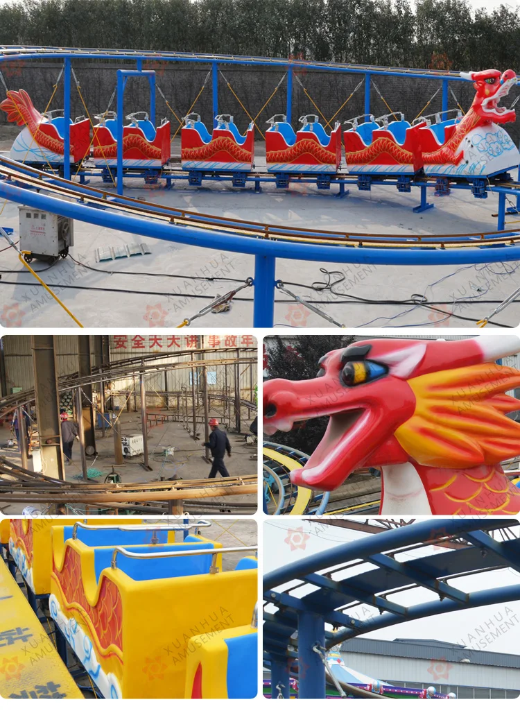 Sliding Dragon Funny Amusement Park Names Roller Coaster Seat Belt