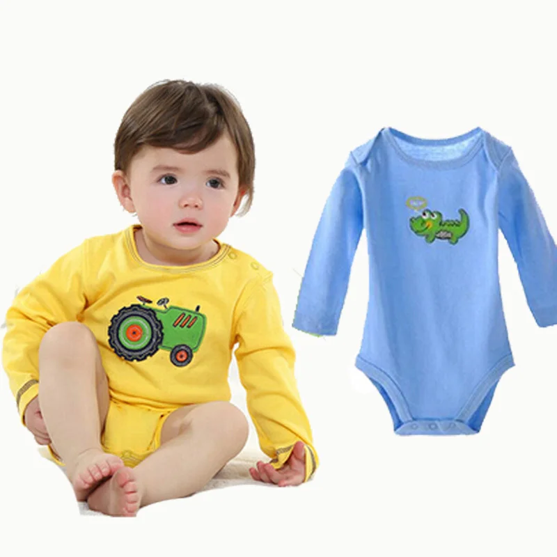 Buy 2015 Newborn Infant Rompers Fake Two Pcs Summer Style 100