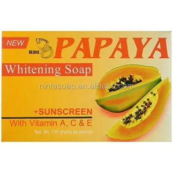 papaya whitening soap