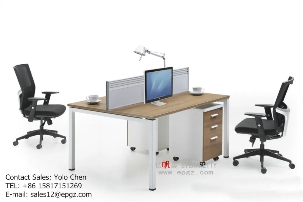 Everpretty Office Furniture Modern Design Wooden Multi User