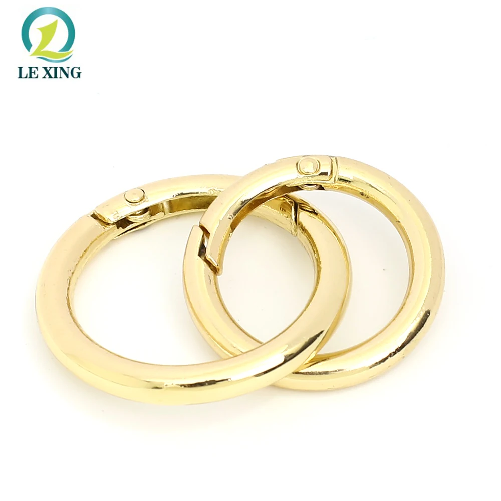 High Quality Open Spring Diameter 20mm Silver Metal O Ring Clips For