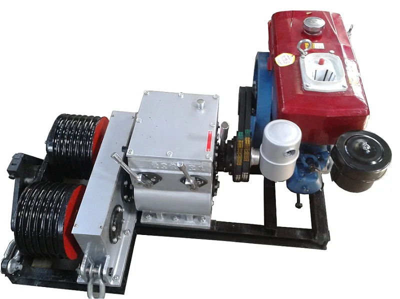 5t Double Capstan Diesel Cable Pulling Winch Machine Puller Hoist Buy