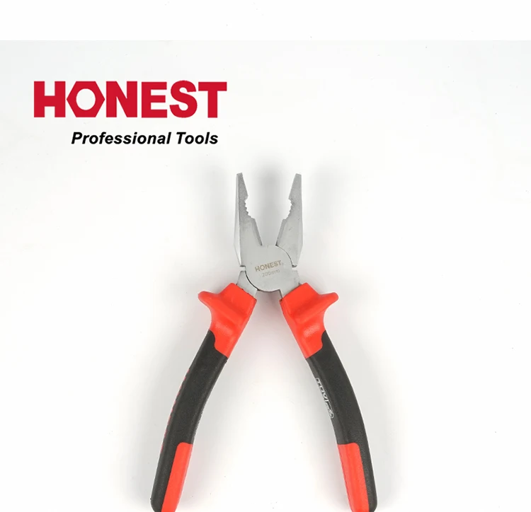 Free sample 8'' Multifunction of Side Cutter Plier Combination Pliers With Plastic Handle