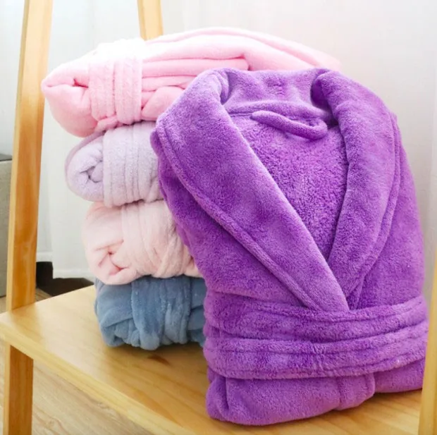 Super Soft Quick Dry Hotel Spa Unisex Plush Microfiber Bathrobe Buy