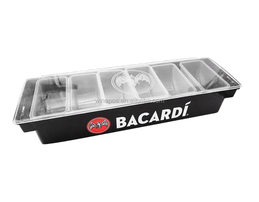 Condiment Tray,Bacardi Condiment Tray,Stainless Steel Condiment