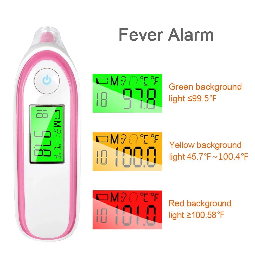 Ready to Ship FDA Approved Non Contact Forehead and Ear Baby Infrared Thermometer for Kids and Adult - KingCare | KingCare.net