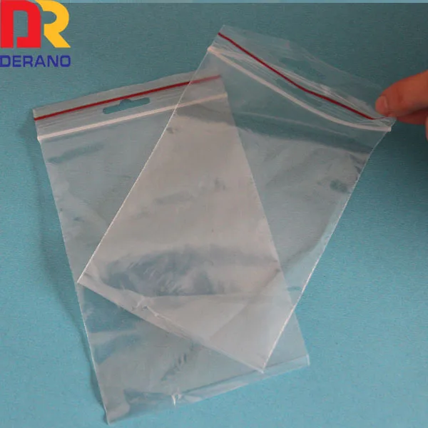 ziplock bag with euro hole