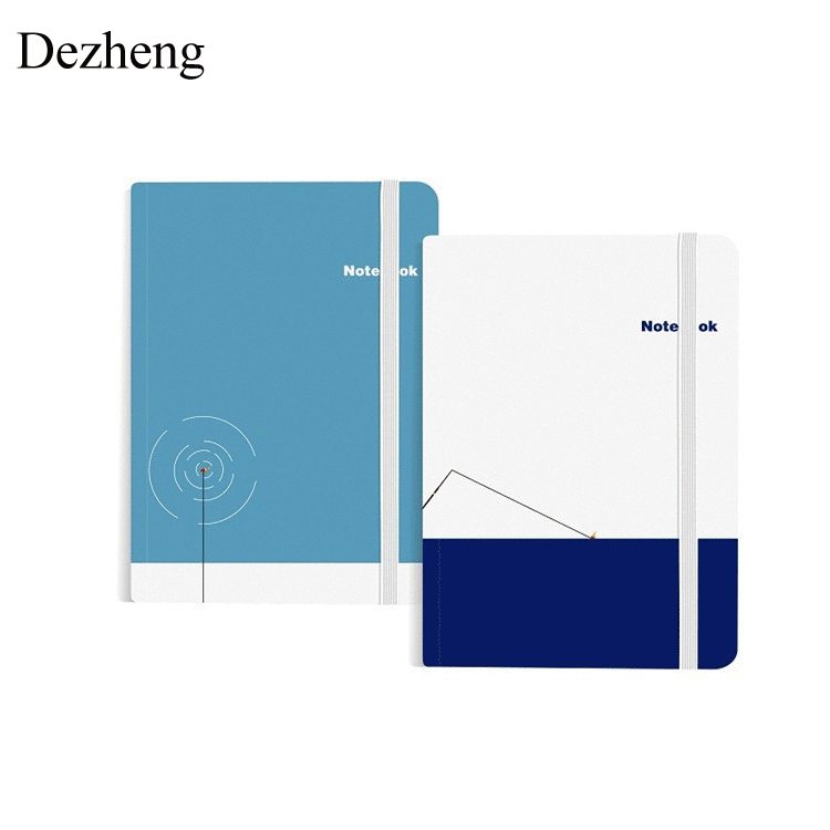 A5 Gold Foil Printing Personalized Hardcover Case Bound 2019 Monthly Weekly Daily Planner