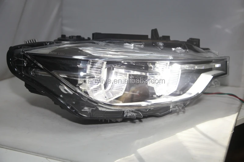 LED Angel Eyes Headlight  For BMW F30 F35 318 320 325 328 330 335 2013-2015 Year CN