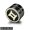 Magnetic Health Care Ear Stud Non Piercing 12 Zodiac Earrings Gift 1PC Punk Strong Magnet Pressure Earring For Men