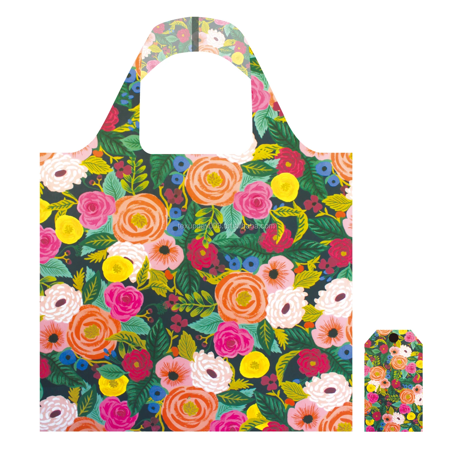 Personalised Folding Big Reusable Grocery Shopping Bag - Buy Reusable ...
