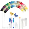 Including 50 Color Threads For Knitting Sewing Tool Embroidery Kit