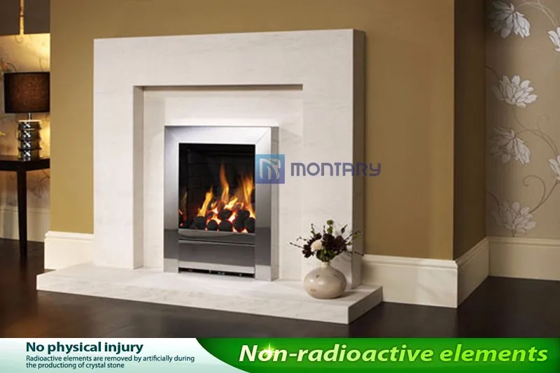 Luxury House Decoration Fireplace Nano Crystal Glass Stone From