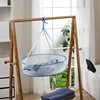 Folding Net 1 Layer Clothes Drying Hanging Basket Mesh Wire Drying Rack Bag Hamper