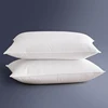 wholesale cotton weave embroidered filling material feather goose mini small hotel pillow shell