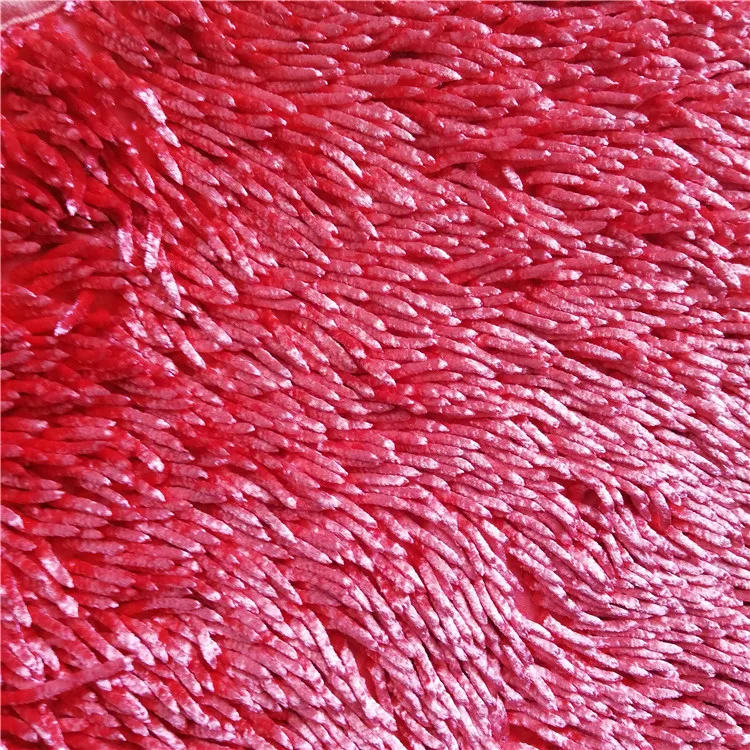 Solid Color Soft Microfiber Shaggy Glossy Chenille Bath Kitchen Mat ...