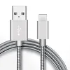 Gold/Sliver/Balck Soft Metal Tube USB Multi Charge Mobile Phone Cable for iPhone/Micro/Type C