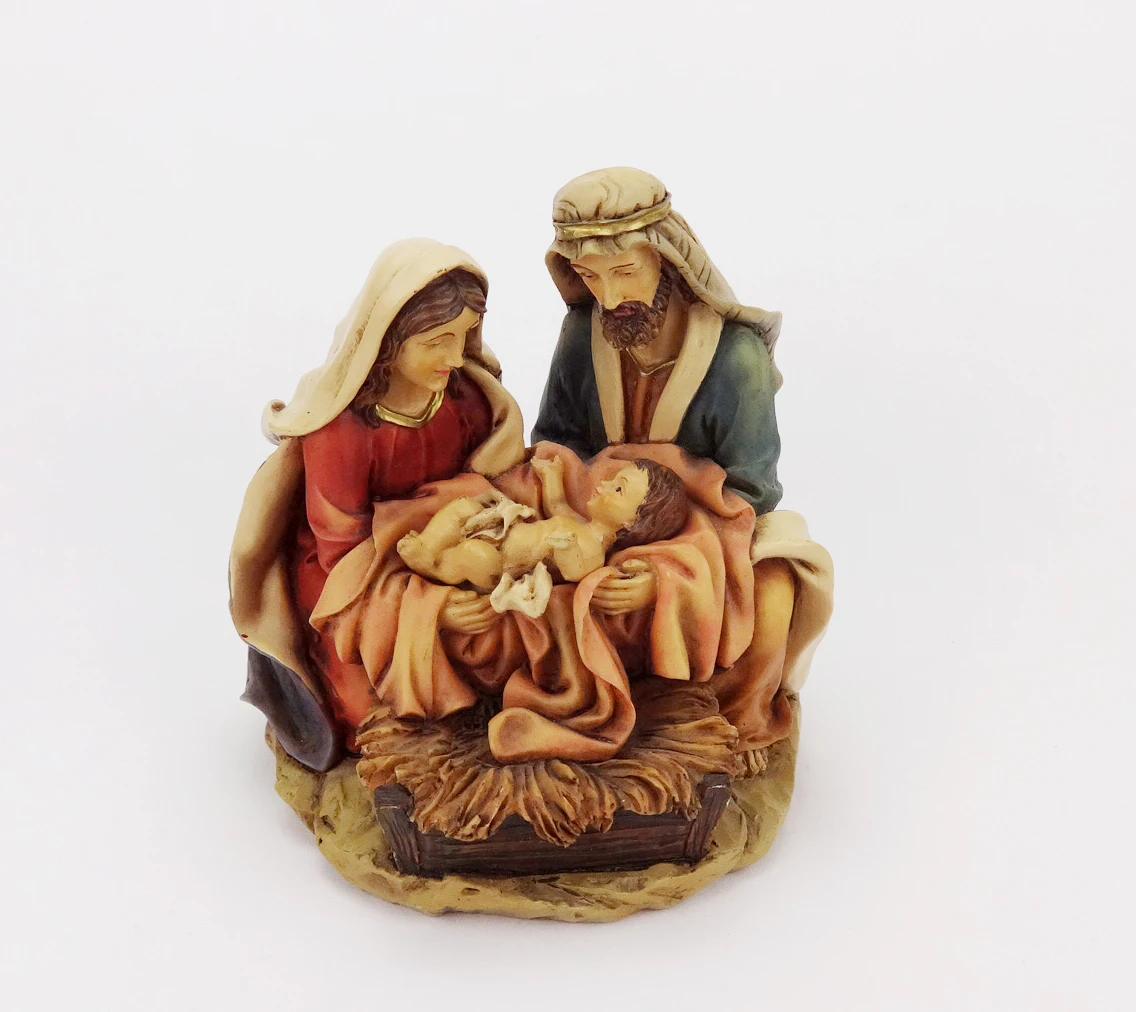 Resin Holy Family Nativity Scene Christmas Decoration - Buy Holy Family ...