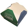 Disposable wholesale take away rectangle kraft paper food bento box for fast