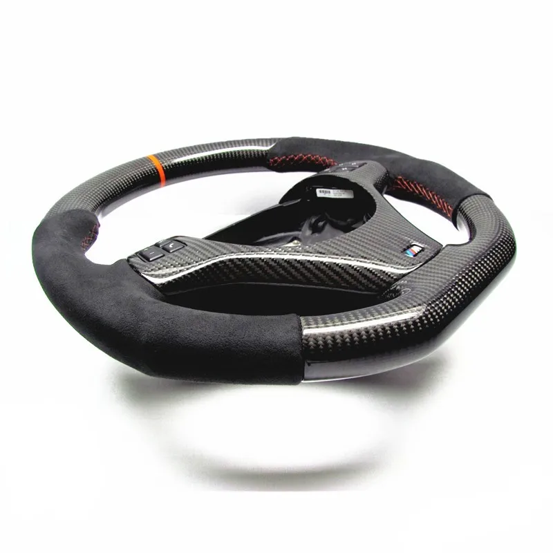 Auto Carbon Fiber Racing Car Steering Wheel For Bmw E87 E90 E92 M3 330i