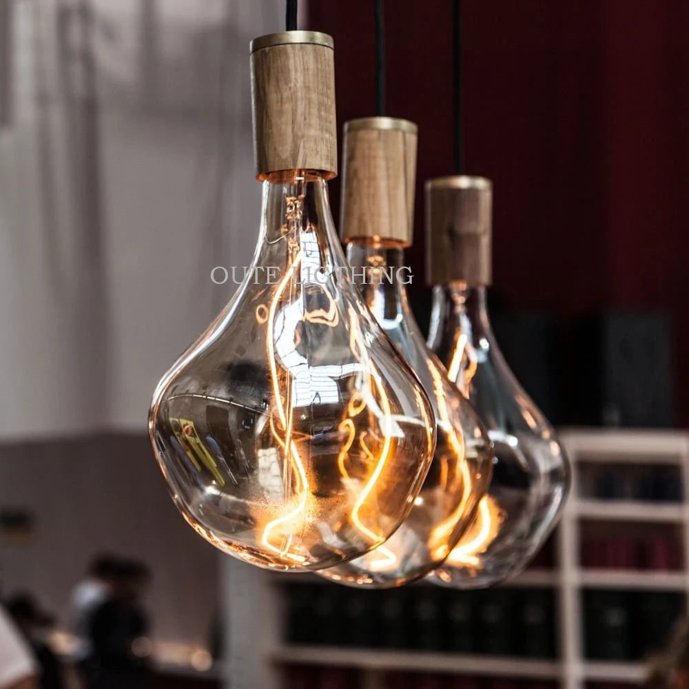 new design oversize  PS52 A160 A165 soft flexible  led filament bulb