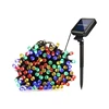 Solar Christmas Lights, 100led 8Mode 12M RGB Color Led Solar String Light for Patio, Garden, Pathway, Party Decorations