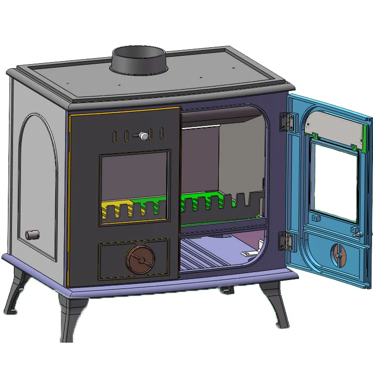 Lf Strongest 30kw Cast Iron Double Doors Solid Fule Wood Burning Stove For Water Radiators Buy