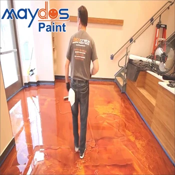 Self Leveling Epoxy Floor Paint Seamless Mirror Finish Cheap Than