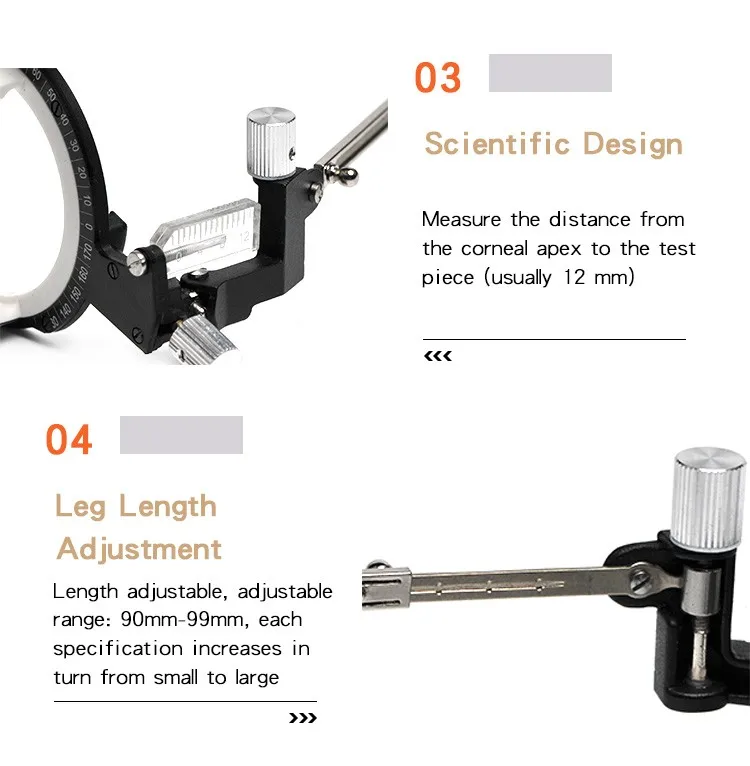 Optometry Optician Fully Adjustable Trial Frame Optical Trial Lens Frame Eye Optometry Optician Eye Test Glasses Optical Titanium Trial Eye Optometry Lens Frame Text Optician