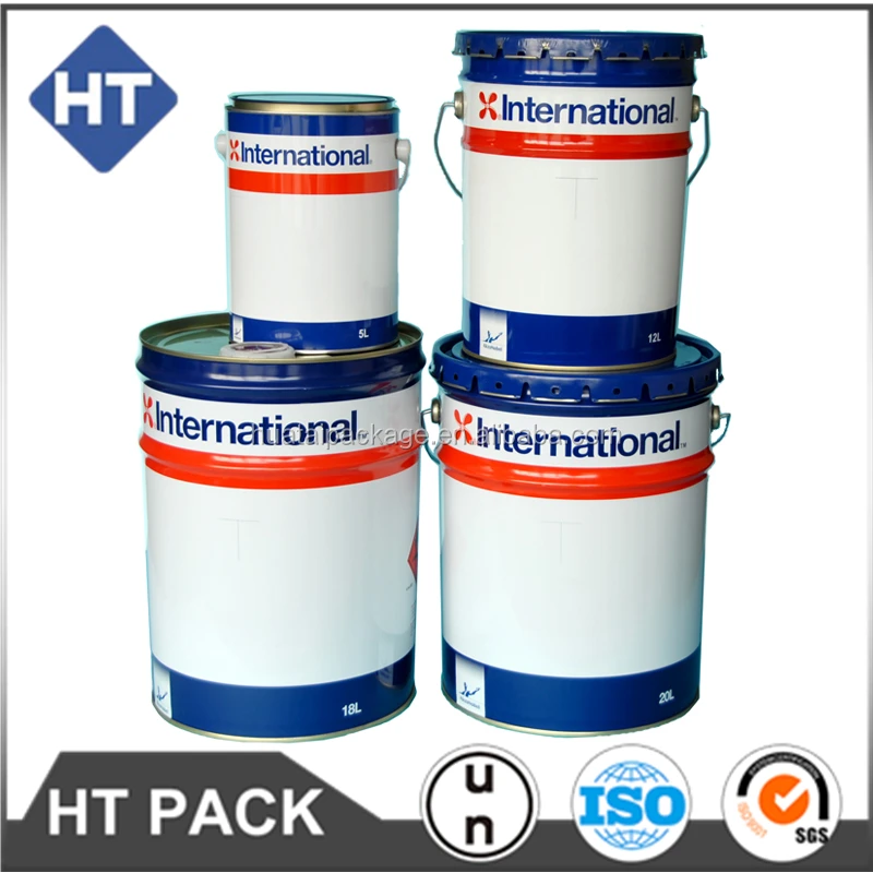 20l Metal Paint Bucket Tinplate Lubricant Oil Bucket 20 Liters With Lid