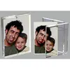 Rotating Mini Clear Acrylic Photo Frame Acrylic Portable Picture Frame