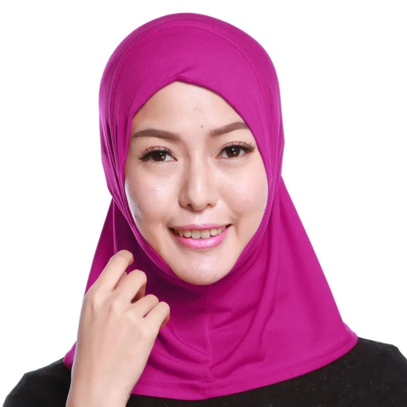 Under Scarf Hat Cap Islamic Arabic Hijab Head Wear Band Neck