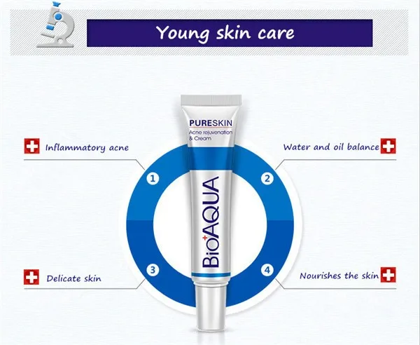 Bioaqua anti acne pimples and freckle creams for men