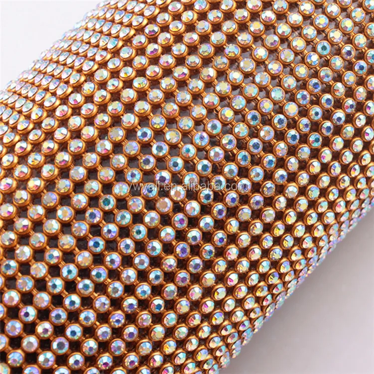 Rhinestone Mesh Fabric