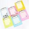 Lovely recycled paper memo pad with clip board sticky notes