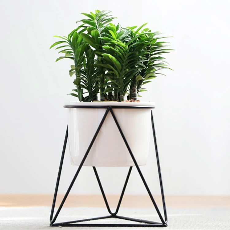 Mid Century Wire Colorful Planter Stand Indoor Outdoor Decorative Mid Century Wire Colorful Planter Stand Indoor Outdoor Decorative Product On