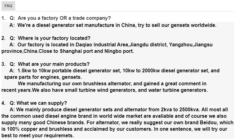 FAQ