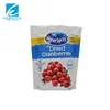 Plastic custom product packaging bag snack bread stand up pouches with zipper for food packaging