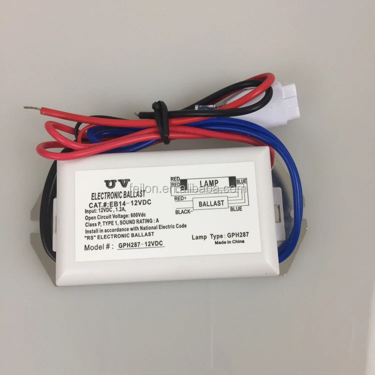 Dc Ballast 12v Uv Germicidal Lamp Ballast 10w/14w Electronic Ballast