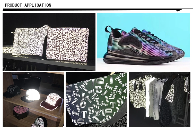 Top quality reflective raw material for shoes