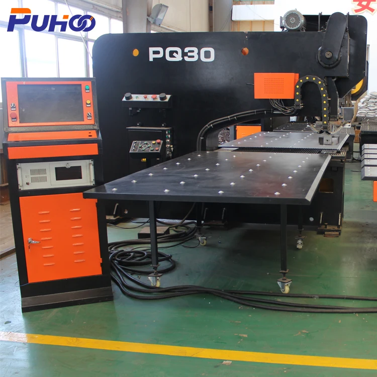 Amd-p Platform Cnc/ Number Plate Square Hole Cnc Punch Press Machine ...