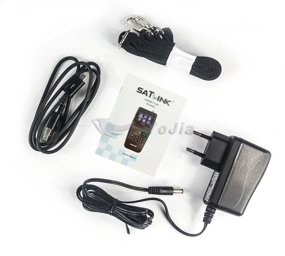 Genuine Satlink Ws-6933 Satellite Finder Meter Dvb-s2 Fta C&ku Band