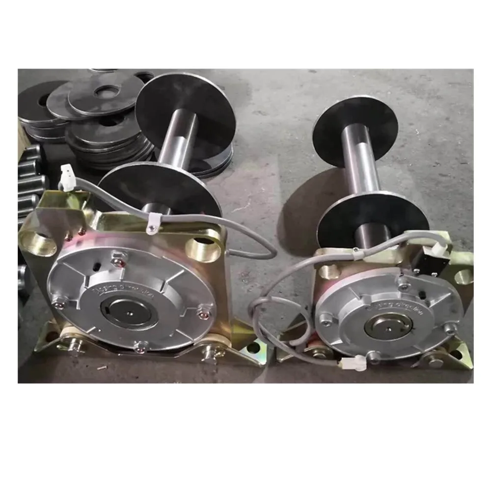 当安全制动运行时,电源将在定时切断 该装置可作为卷帘门侧板的轴承